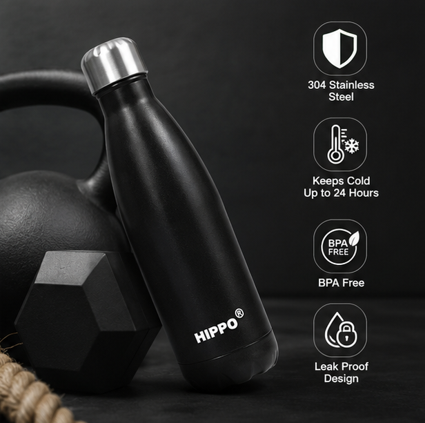 HIPPO Stainless Steel Insulated Bottle