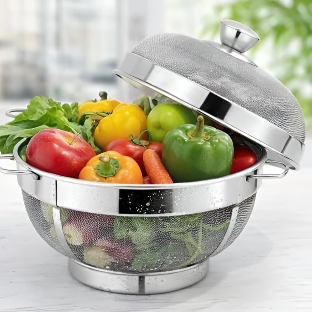 Round Basket with Lid
