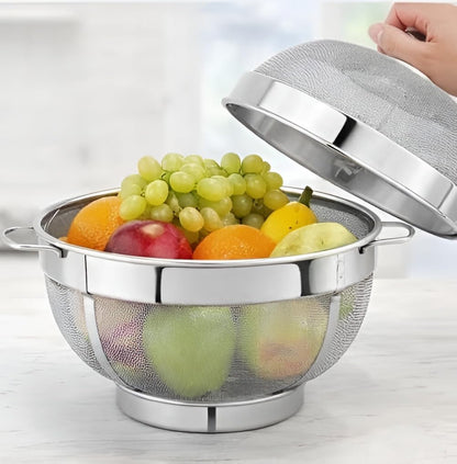 Round Basket with Lid