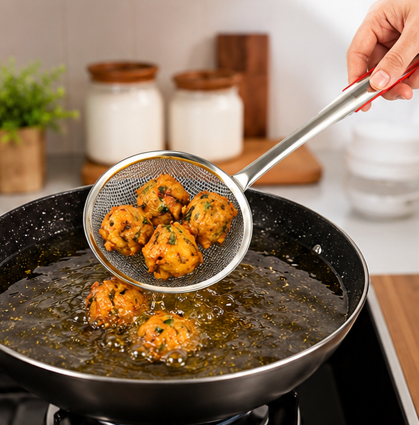 Royal Handle Frying Strainer