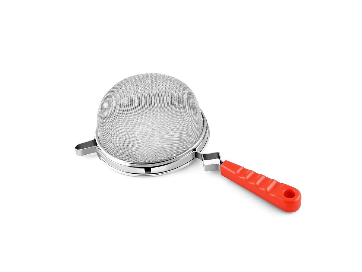 Heavy Handle Milk/Coffee Strainer (Twin Mesh)