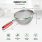 Heavy Handle Milk/Coffee Strainer (Twin Mesh)