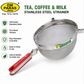 Heavy Handle Milk/Coffee Strainer (Twin Mesh)
