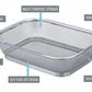 Multipurpose Square Stainless Steel Collander