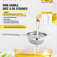 Wire Handle Ghee and Oil Strainer