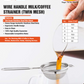 Wire Handle Milk and Coffee Strainer (Twin Mesh)