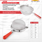 Heavy Handle Milk/Coffee Strainer (Twin Mesh)