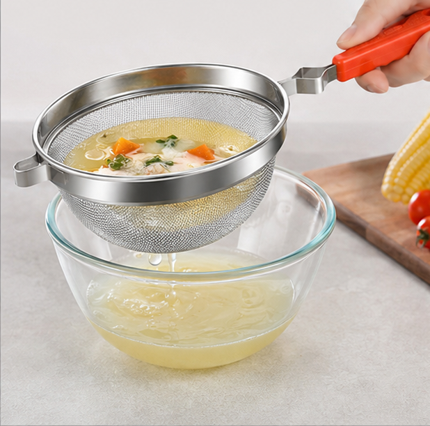 Heavy Handle Soup and Juice Strainer