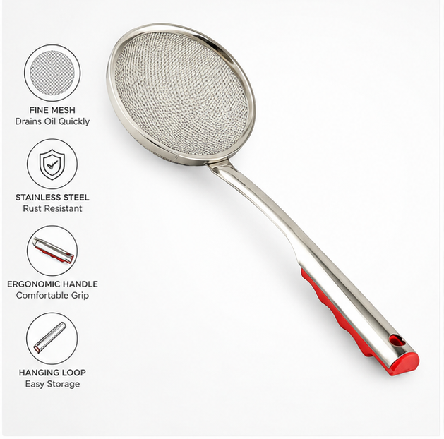 Royal Handle Frying Strainer